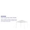 Flash Furniture 8'x8' White Outdoor Pop Up Slant Leg Canopy Tent JJ-GZ88-WH-GG - alternate 6